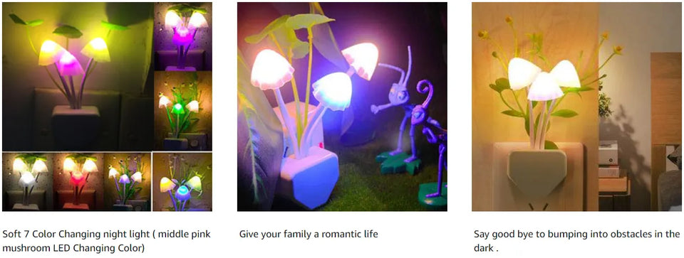 Soft Glow Flower Sensor Light – Color-Changing Romantic Night Lamp