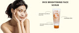 BNB Rice Extract Bright & Glow Kit ( Rice Face Wash + Rice Scrub + Rice Mask )