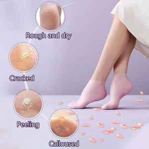 1 Pair Silicone Moisturizing Gel feet Socks